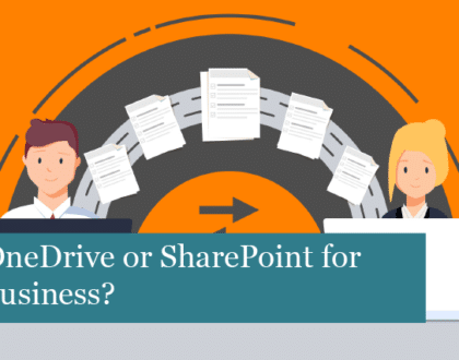 OneDrive Or Sharepoint For Business?