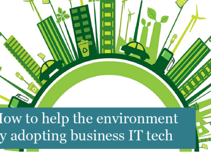 How to help the environment by adopting business IT technology