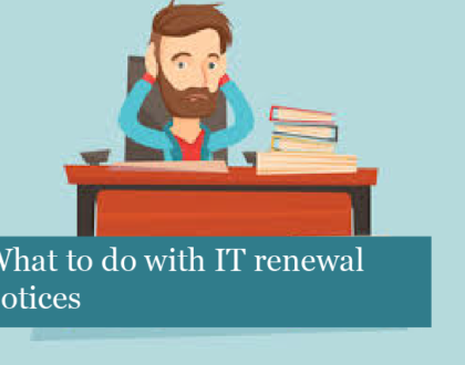 What to do with IT renewal notices
